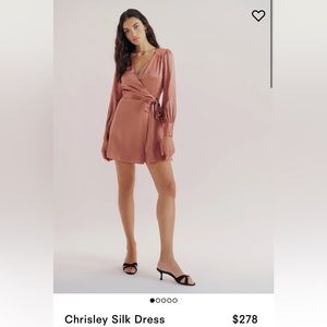 Reformation Chrisley Silk Dress